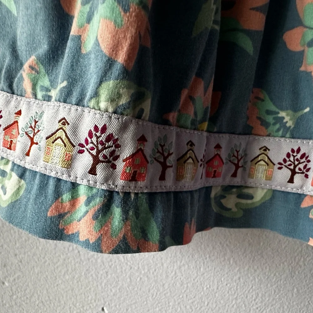 Matilda Jane Blue Floral Bow Top Size 12-18 Months - Picture 5 of 10